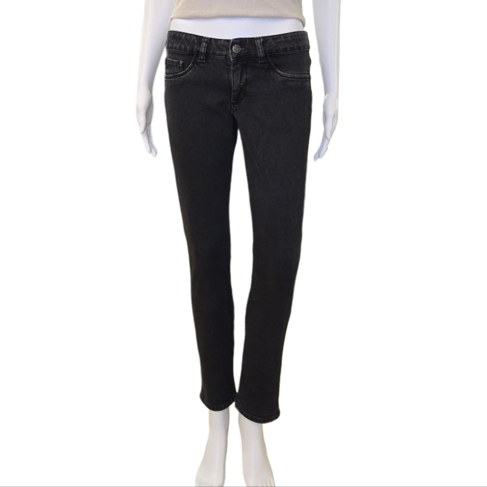 RADCLIFFE Charcoal Grey "EC2 Superskinny Ankle Skimmer" Adjustable Length 26 NWT